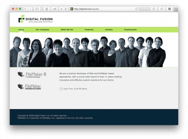 dfwebsite 2008