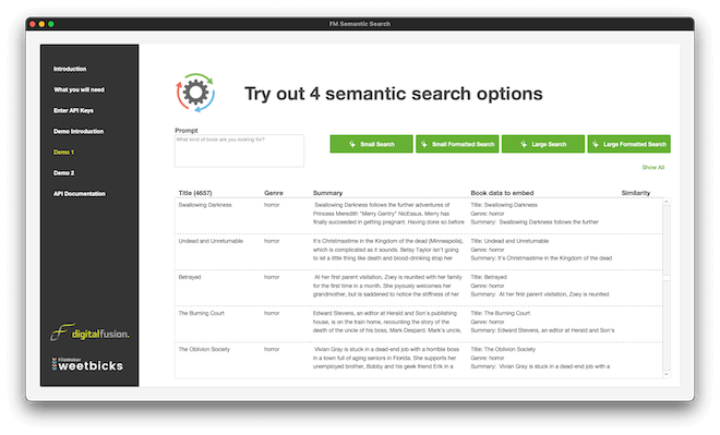 search options