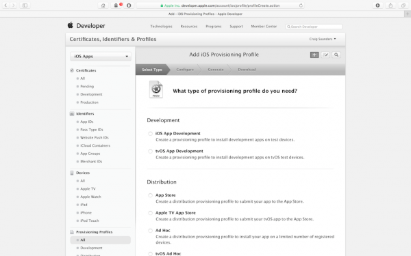 apple register provisioning profile