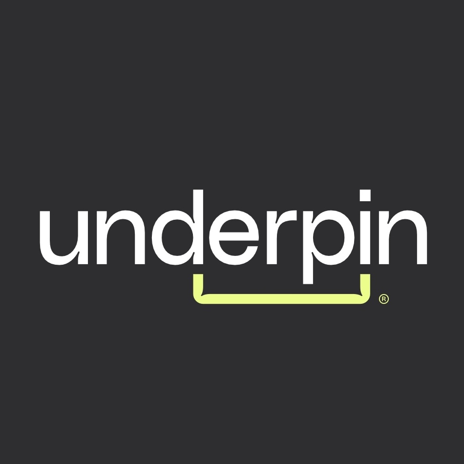 underpin logo square