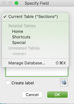 Shortcut TableOccurrences