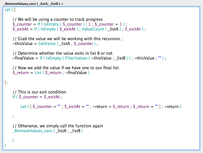 VariableRecursion 5