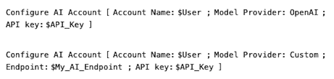 configure ai account