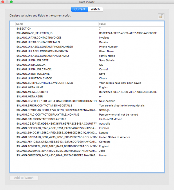 05 variables view